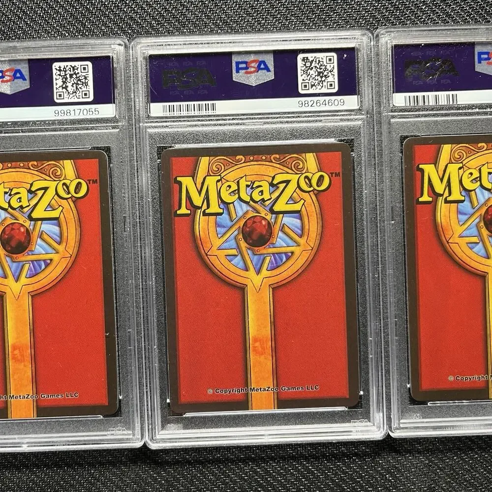 Metazoo Mothman Bigfoot Piasa Bird PSA 9 Lot Mint 1st Edition Full Holo Chase